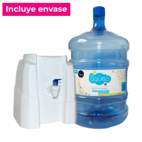 Pack inicial: botellón + dispensador natural