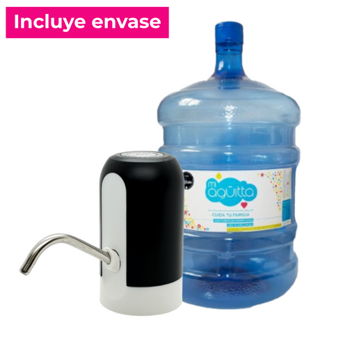 Pack inicial: botellon + dispensador USB